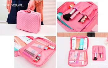 ATORAKUSHON    MULTIPURPOSE MAKE UP POUCH JEWELLERY COSMETIC ORGANIZER NECKLACE POUCHES TRAVELING KIT { multicolor} 4