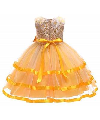 MANNAT FASHION Ployester Baby Girl Birthday Dress 2
