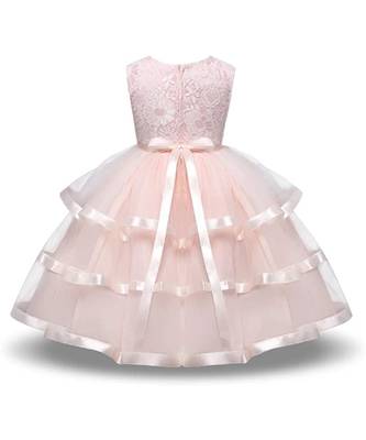 MANNAT FASHION Ployester Baby Girl Birthday Dress 2