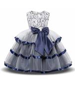 MANNAT FASHION Ployester Baby Girl Birthday Dress