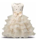 MANNAT FASHION Ployester Baby Girl Birthday Dress