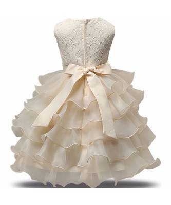 MANNAT FASHION Ployester Baby Girl Birthday Dress 2