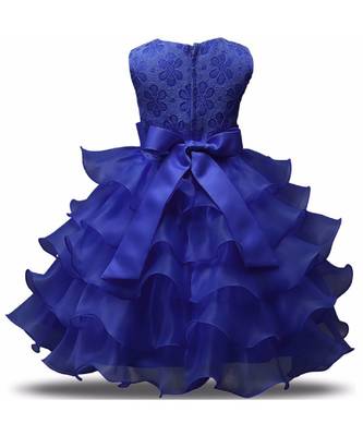 MANNAT FASHION Ployester Baby Girl Birthday Dress 2