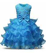 MANNAT FASHION Ployester Baby Girl Birthday Dress