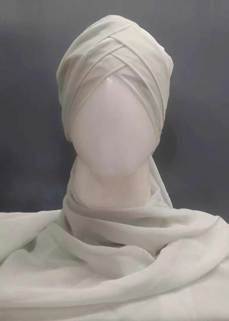 Hijab World 3 Layers Turban Style Hijab