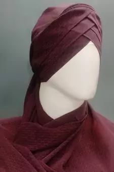 Hijab World 3 Layers Turban Style Hijab