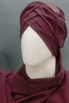 Hijab World 3 Layers Turban Style Hijab