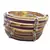 Antique Gold Plated With Red Glass & Stone Studded  Bangle For Women (Set Of 4 )