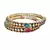 Gold Plated  With Stone Studded Bangles Set of 2 For Women's
