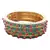 Gold Plated With Green Meenakari Painted Bangles Set of 4 For Women