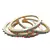 Gold Plated With Green Meenakari Painted Bangles Set of 4 For Women