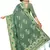 green artsilk floralprint  sarees