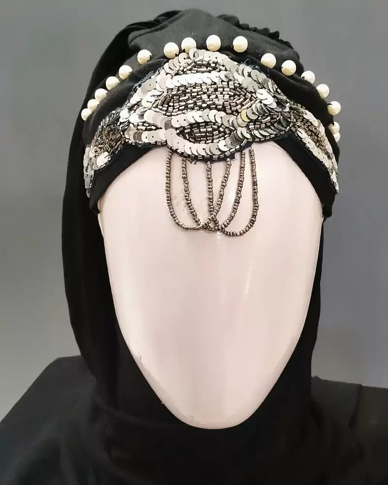 Hijab World Hand Embroidered Halime Sultan Ready To Wear Hijab 
