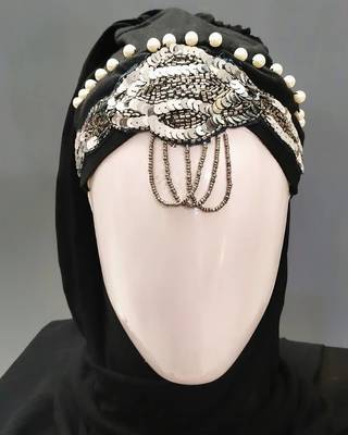 Hijab World Hand Embroidered Halime Sultan Ready To Wear Hijab 1