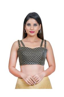 Women's Art Silk Sleeveless Saree Blouse