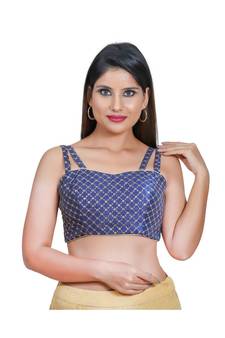Women's Art Silk Sleeveless Saree Blouse