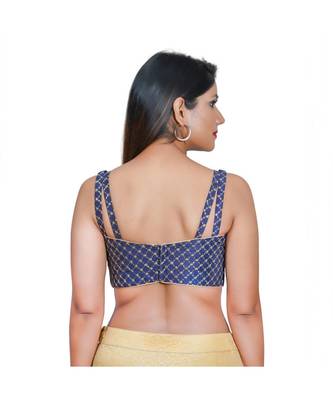 Women's Art Silk Sleeveless Saree Blouse 3