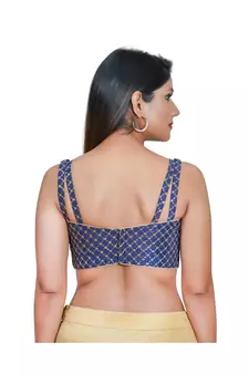 Women's Art Silk Sleeveless Saree Blouse