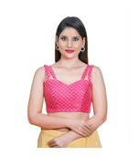Women's Art Silk Sleeveless Saree Blouse