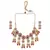 Red Stone Kundan Choker Necklace Set