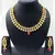 Gold Tone Traditional Kundan & Pearls Necklace Set For Women