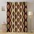 A Maroon Printed  Polyester Window Curtain
