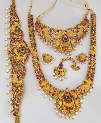 Gold bridal-kamarband 1