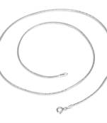 Gleaming Snake Silver Chain-CH009