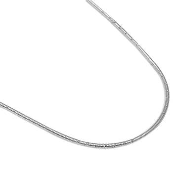Gleaming Snake Silver Chain-CH009 3