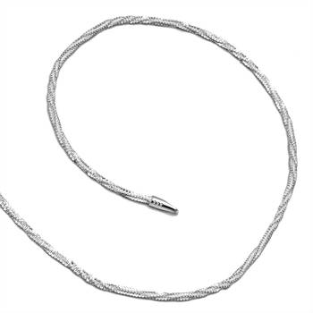 Dazzling Sterling Silver Chain-CH007 4