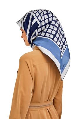 JSDC Women's Islamic Wear Crepe Silk Printed Square Scarf Hijab 2