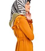 JSDC Women's Crepe Silk Animal Print Square Scarf Hijab Stole