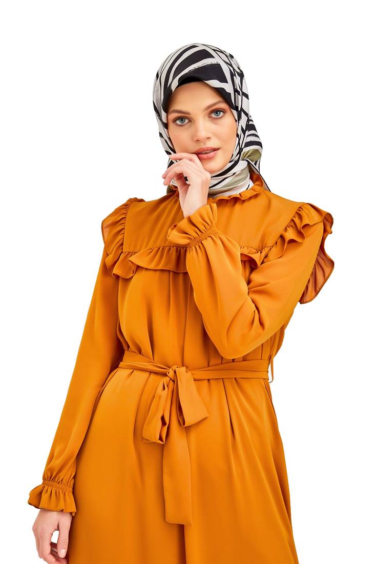 JSDC Women's Crepe Silk Animal Print Square Scarf Hijab Stole