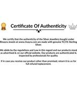 Interlinked Floral Charms Silver Anklets-ANK070