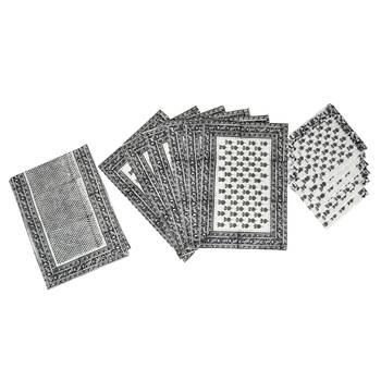 Home Decorative Table Runner Table Cloth With 6 Piece of Tablemats 2