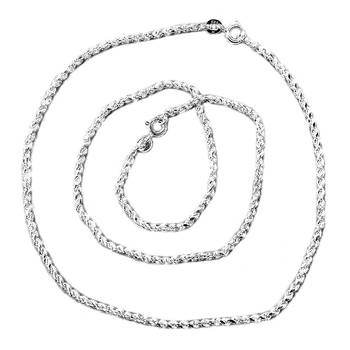 Rope Chain Sterling Silver Anklets-ANK009 2