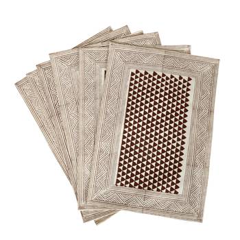 Home Furnishing Decor Cotton Table Cloth With 6 Table mats & Napkins ( Size: Runner: 72 X 12,Mats: 18 X 12 Inch) 5
