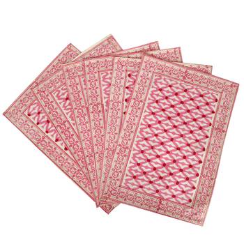 Christmas Dining Table Decor Cotton Table Cloth With 6 piece of Table mats (Size: Runner: 72 X 12, Mats: 18 X 12 Inch) 5