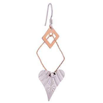 Geomatric Shapes Silver Earrings-ERMX013 2