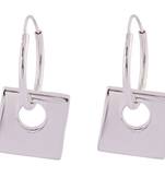 Burnished Silver Bali Earrings-ERMX009