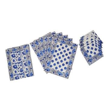Home Decorative Cotton Tabletop Decor Table Runner With 6 Piece Table Placemats (Size:Runner:72 X 12, Mats:18 X 12 Inch) 4