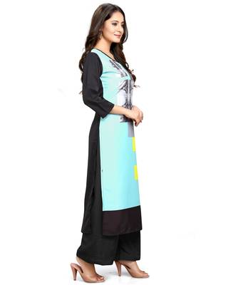 Green printed cotton ethnic-kurtis 4