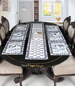 Home & Kitchen Decoration Table Runner Table Cloth With Table Place mats (Size: Runner:72 X 12, Mats:18 X 12 Inch)