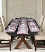 Table Runner for Center Table Living Room Decor Cotton Table Tapestry With mats (Size:Runner:72 X 12, Mats:18 X 12 Inch)