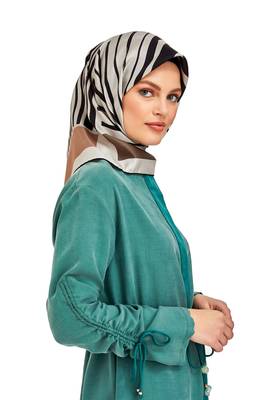 JSDC Occasion Wear Crepe Silk Printed Square Scarf Hijab For Women 1