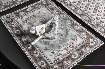 Table Runner for Living Room Table Christmas Special Runner With 6 seater Mats (Size:Runner:72 X 12, Mats:18 X 12 Inch) 5