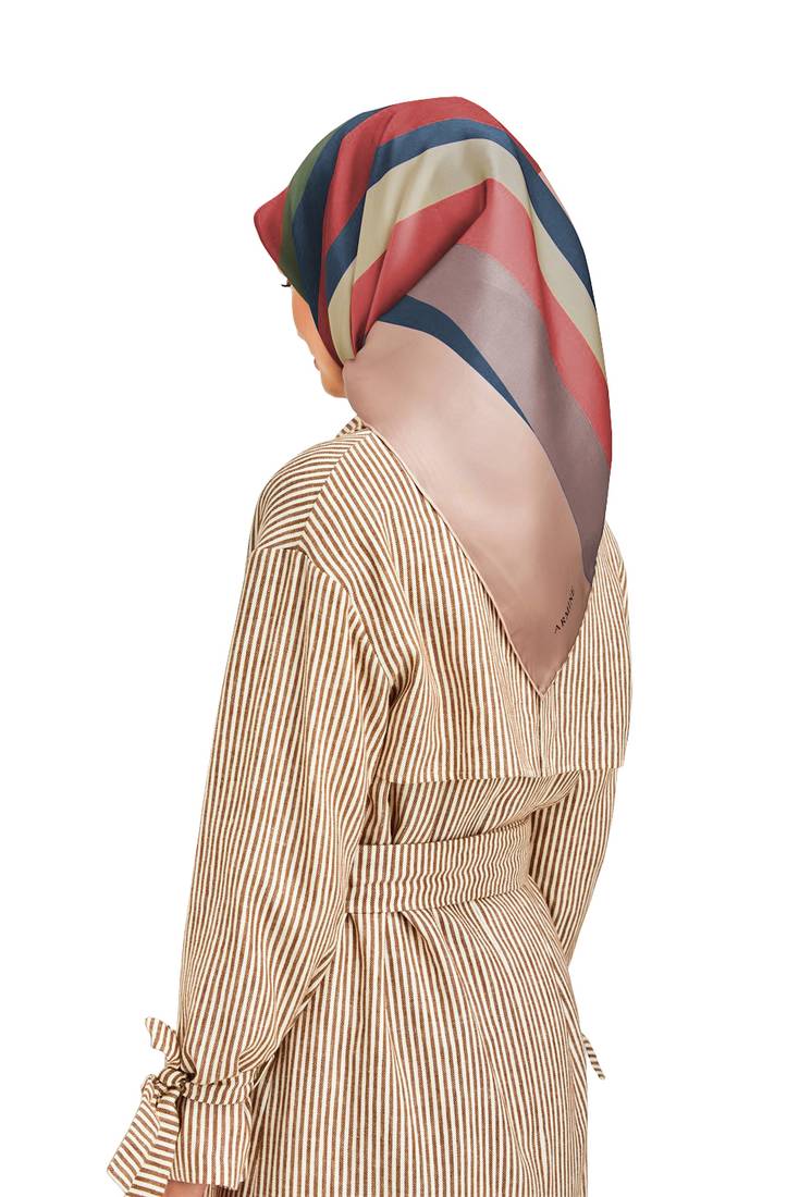 JSDC Women's Occasion Wear Crepe Silk Printed Square Scarf Stole Dupatta