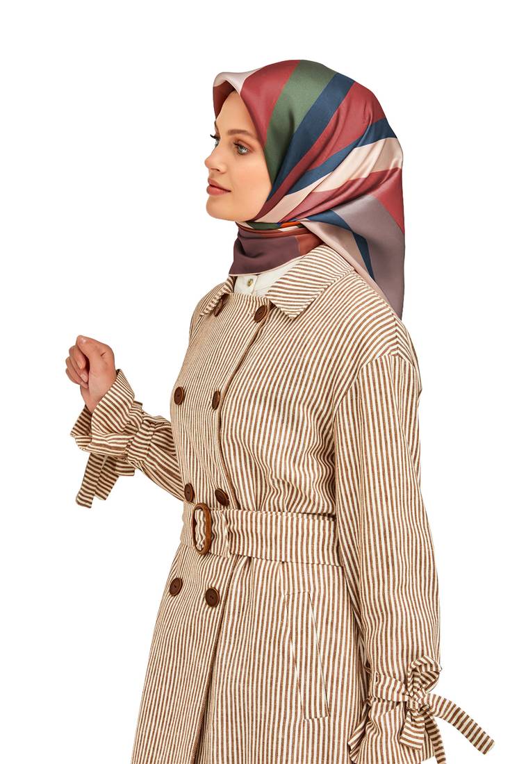 JSDC Women's Occasion Wear Crepe Silk Printed Square Scarf Stole Dupatta