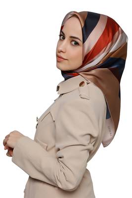 JSDC Women's Daily Wear Smoothy Silk Printed Square Hijab Scarves Dupatta 1