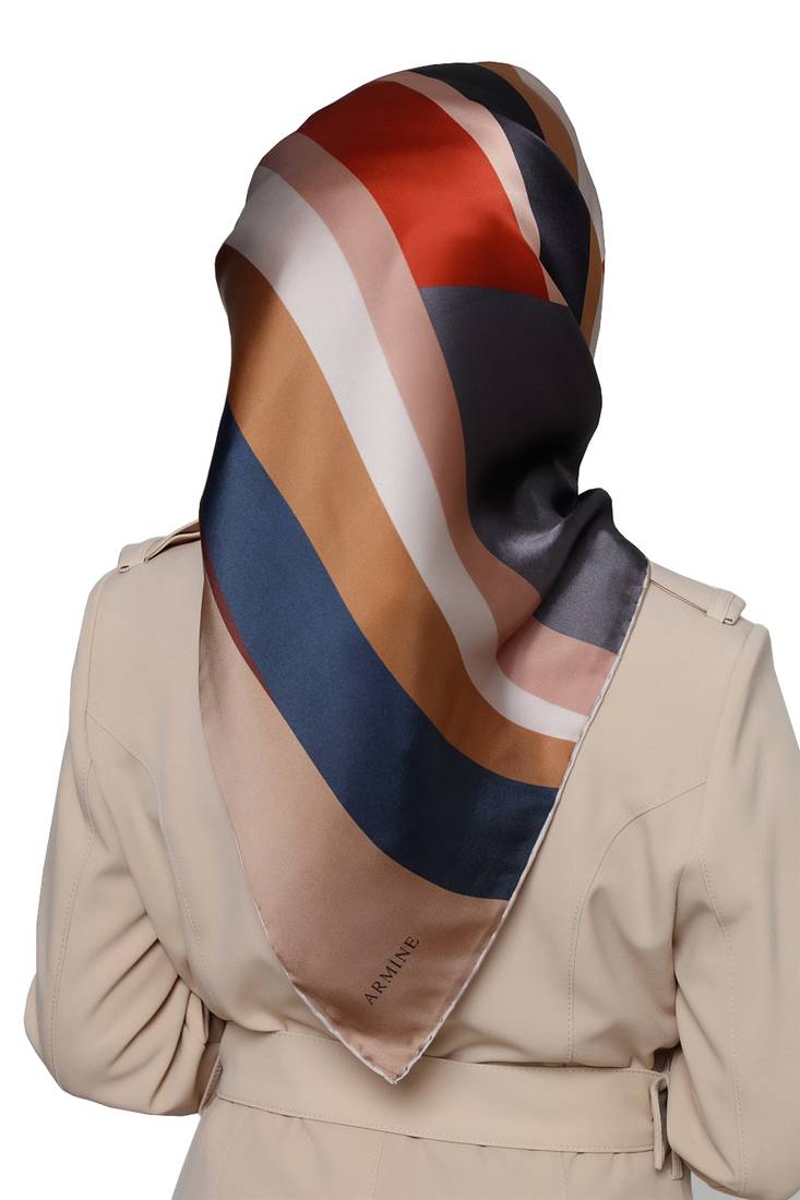 JSDC Women's Daily Wear Smoothy Silk Printed Square Hijab Scarves Dupatta